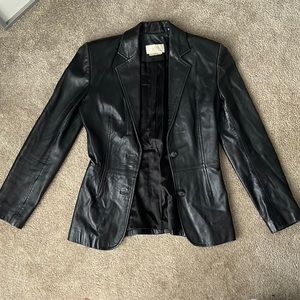 Cache vintage leather jacket